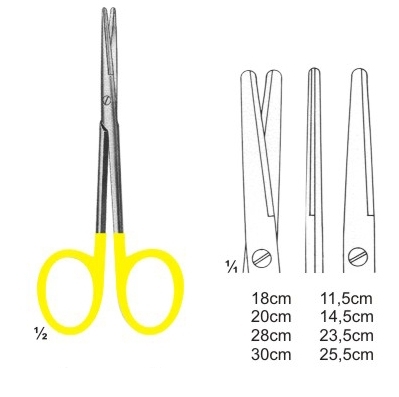 Scissors with Tungsten Carbide Inserts