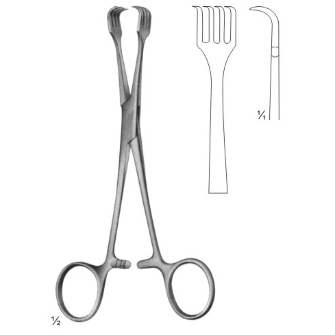 Sponge, Dressing and Tissue Grasping Forceps